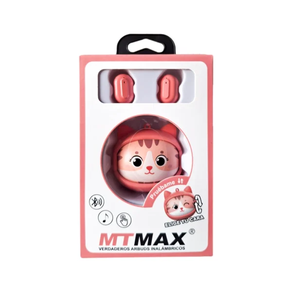 1 MTMAX Auriculares Inalámbricos CAT(Cara intercambiable)