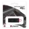 Kingston Memoria USB 3.2 de 256GB Exodia Gen 1 - Negro y Rojo