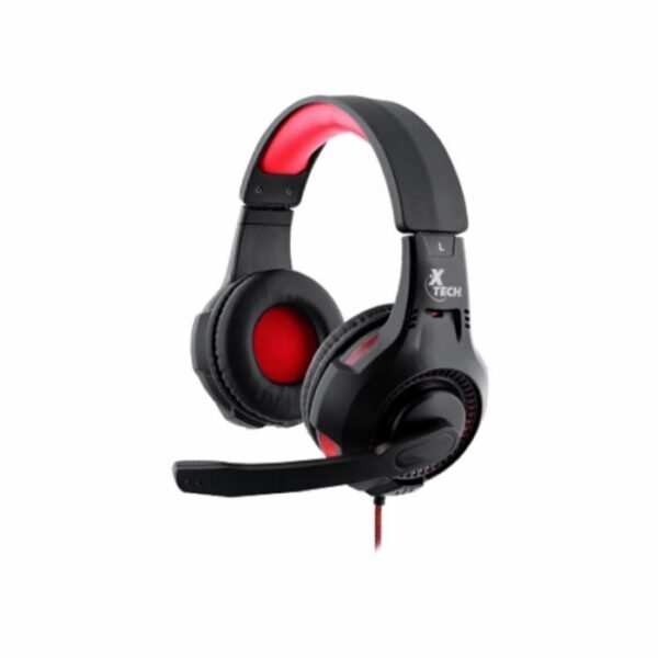 XTH-541-XTECH-1200x1200-1-1-768x768.-700x700 Ixion Audífonos Gaming Alámbricos 3.5mm LED Negro/Rojo