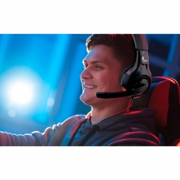 XTH-541-XTECH-1200x1200-3-1-768x768.-700x700 Ixion Audífonos Gaming Alámbricos 3.5mm LED Negro/Rojo