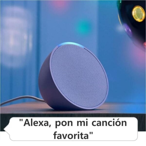 lila4 Alexa Echo Pop Bocina Inteligente - Lavanda